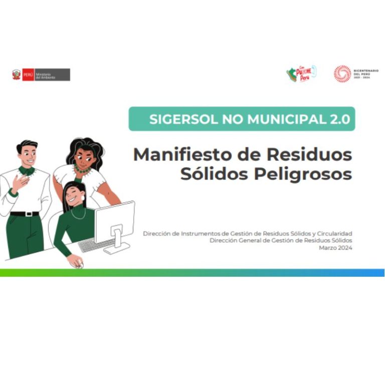 Manifiesto de Residuos Sólidos Peligrosos