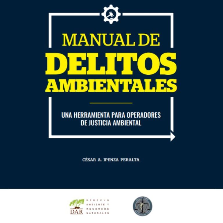 Manual de delitos ambientales